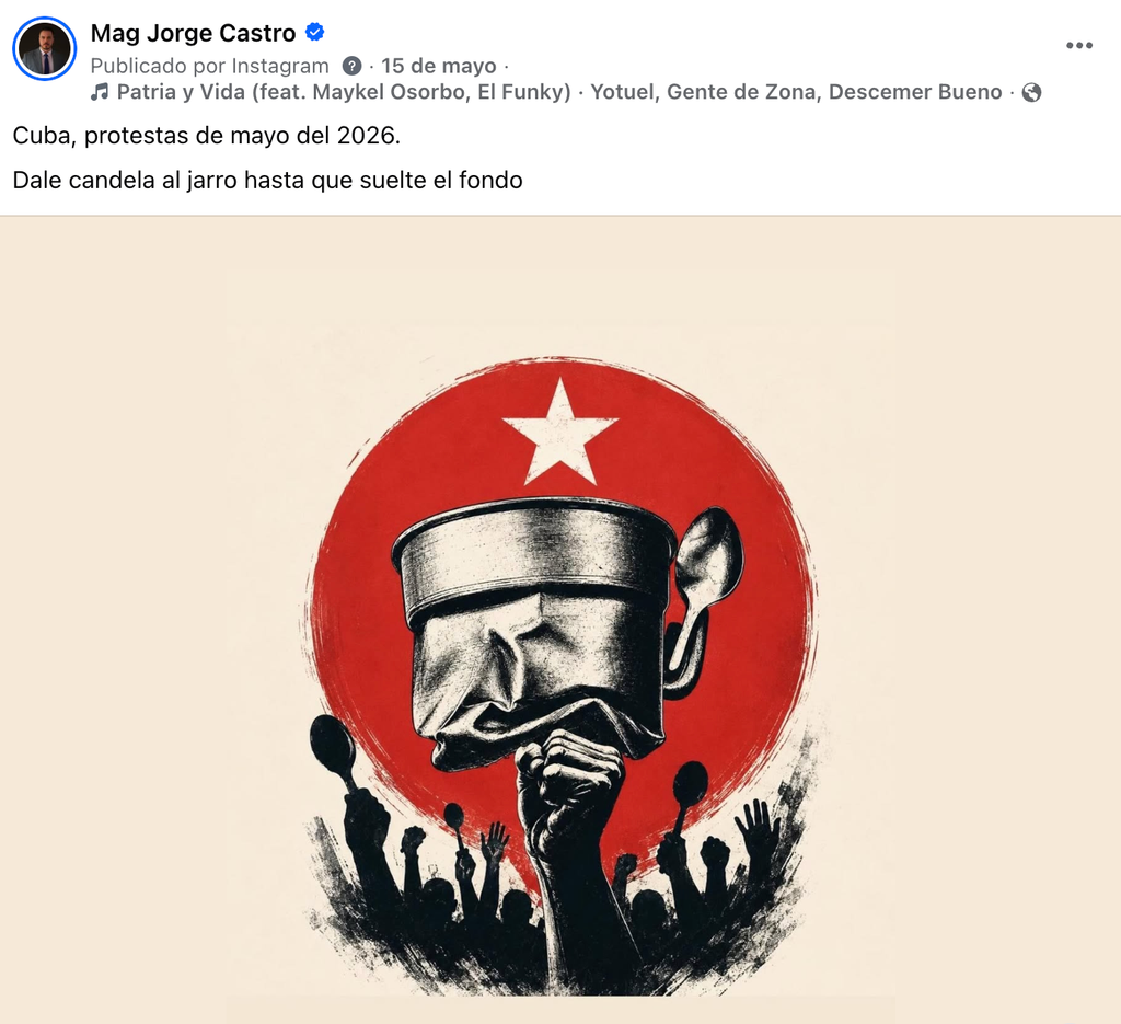 Una de las publicaciones que me mostró el funcionario del régimen cubano.